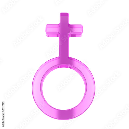 Illustration: Female pink symbol Female pink symbol