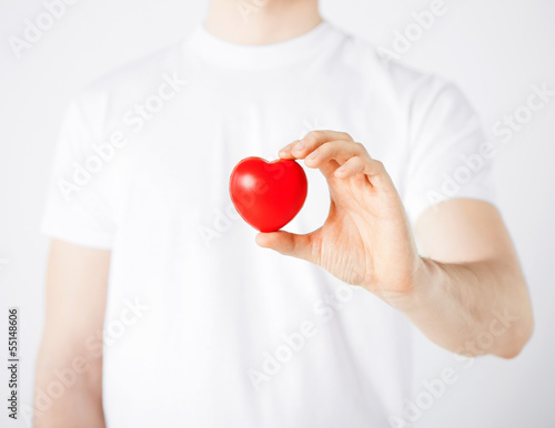 Photo: man hands with heart man hands with heart
