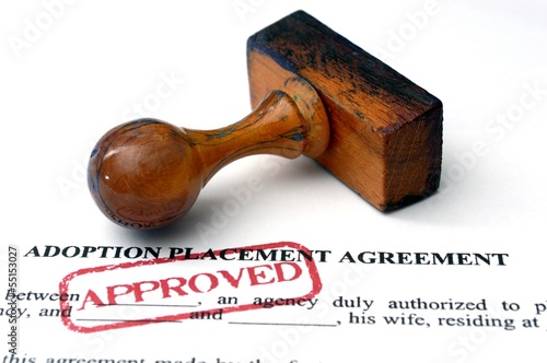 Photo: Adoption placement agreement Adoption placement agreement