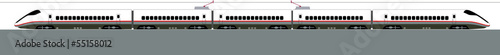 Illustration: Shinkansen bullet train at Japan Shinkansen bullet train at Japan