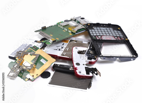 Photo: Broken cell phone Broken cell phone