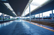 Modern train station Modern train station