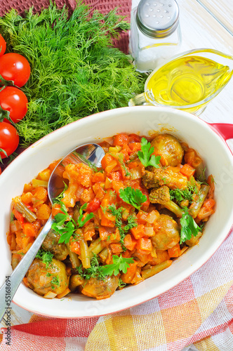 Photo: baked vegetables baked vegetables