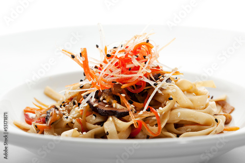 Photo: Noodles with Mushrooms Noodles with Mushrooms