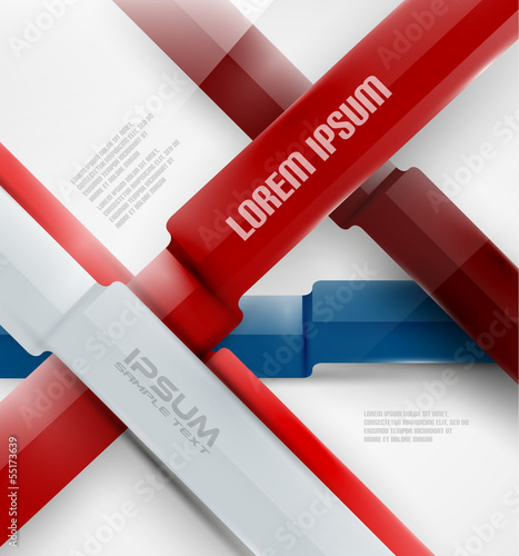 Vector: Abstract business modern ribbon background Abstract business modern ribbon background