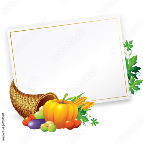 Vector: Thanksgiving Background. Vector Illustration Thanksgiving Background. Vector Illustration
