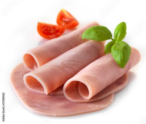 Photo: sliced pork ham sliced pork ham