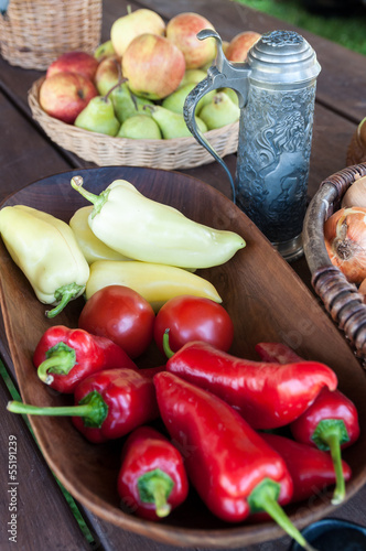 Photo: Rustikale Mahlzeit Rustikale Mahlzeit