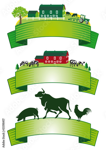 Vector: Viezucht Landwirtschaft Viezucht Landwirtschaft