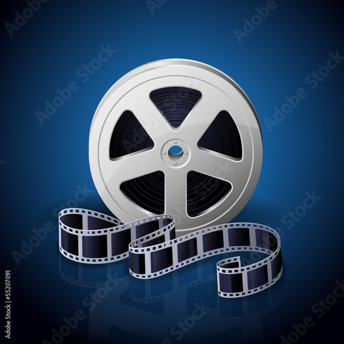 Vector: Reel of film Reel of film