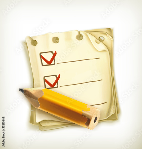 Vector: Check list icon Check list icon