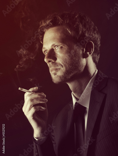 Photo: Smoking cigarette Smoking cigarette