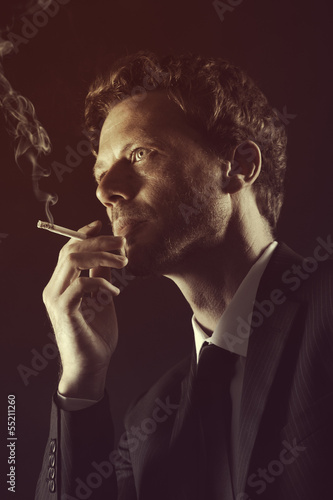 Photo: Smoking cigarette Smoking cigarette