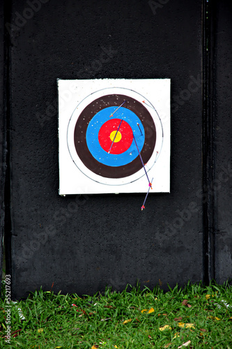 Photo: Target archery and Many arrow. Target archery and Many arrow.