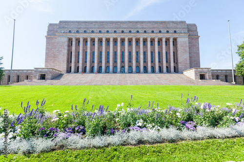 Photo: Finnish Parliament House in Helsinki Finnish Parliament House in Helsinki