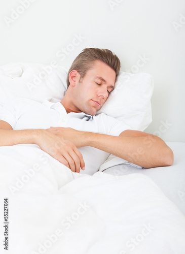Photo: Portrait Of Young Man Sleeping Portrait Of Young Man Sleeping