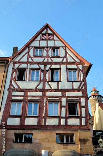 Photo: Fachwerkhaus in Nürnberger Altstadt Fachwerkhaus in Nürnberger Altstadt