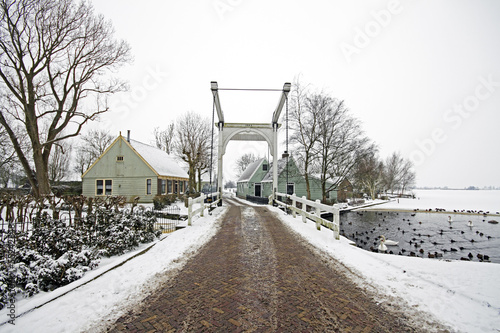 Photo: Winterlandscape in the countryside from the Netherlands Winterlandscape in the countryside from the Netherlands