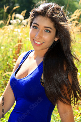 Photo: Beautiful girl outside Beautiful girl outside