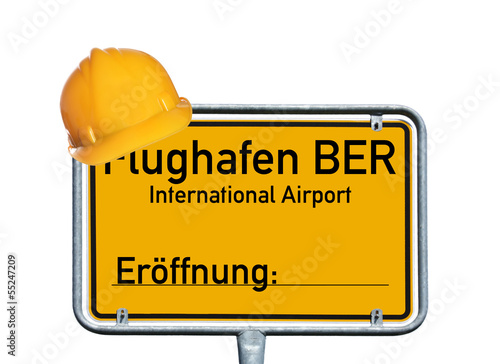 Photo: Schild - Flughafen BER Schild - Flughafen BER