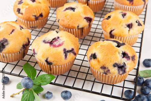 Photo: Blueberry muffins Blueberry muffins