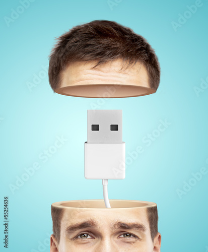 Photo: half head and usb half head and usb
