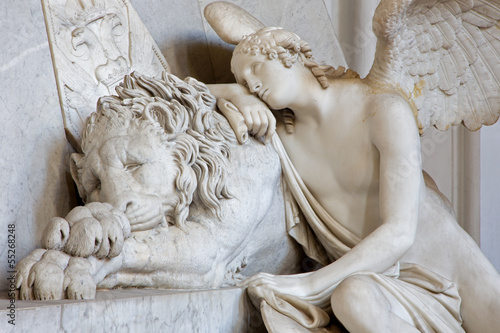 Photo: Vienna - Detail of tomb of Marie Christine Vienna - Detail of tomb of Marie Christine