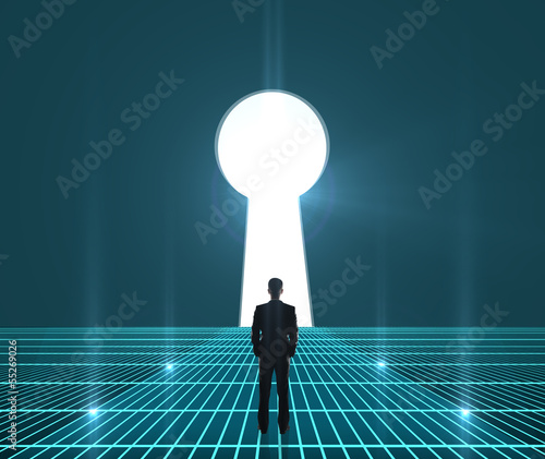 Illustration: interface world keyhole interface world keyhole