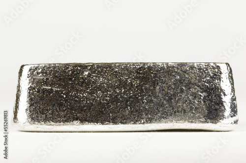 Photo: Silberbarren Seite Silberbarren Seite