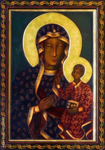 Photo: Vienna - Icon of black Madonna Vienna - Icon of black Madonna