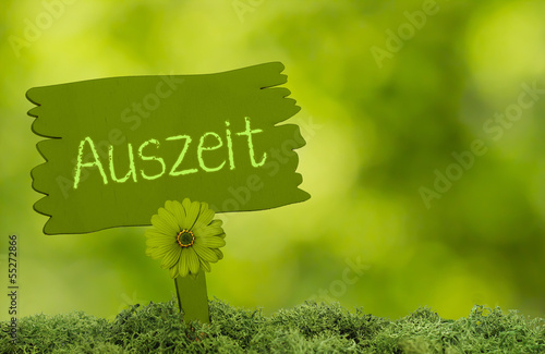Illustration: Auszeit im Grünem Auszeit im Grünem
