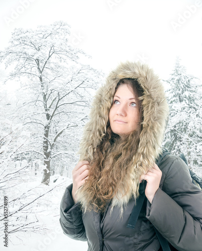 Photo: winter portrait winter portrait