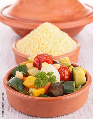 Photo: vegetable and semolina vegetable and semolina