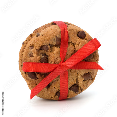 Photo: Festive wrapped chocolate pastry cookies Festive wrapped chocolate pastry cookies