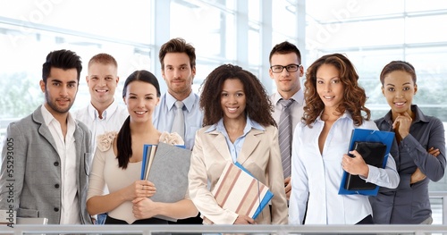 Photo: Young and successful business people Young and successful business people