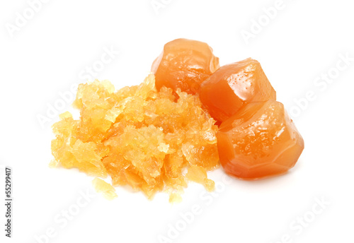 Photo: Grated and whole stem ginger Grated and whole stem ginger