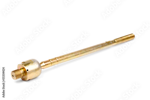 Photo: Tie rod isolated on white background Tie rod isolated on white background