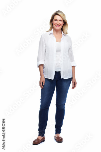 Photo: Beautiful senior woman. Beautiful senior woman.