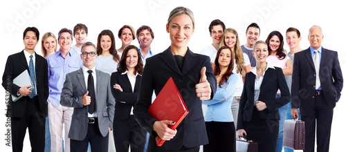 Photo: Business people group. Business people group.