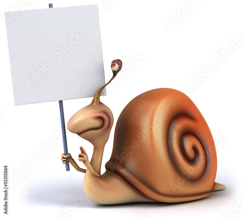 Illustration: Fun snail Fun snail