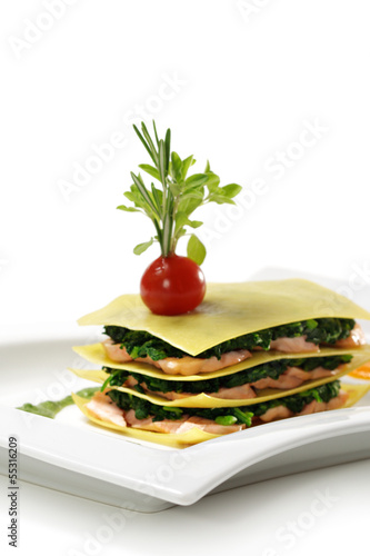 Photo: Salmon Lasagna Salmon Lasagna