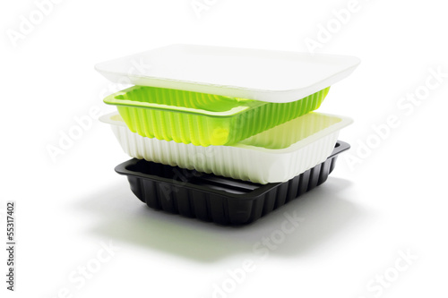 Photo: Stack of Food Trays Stack of Food Trays