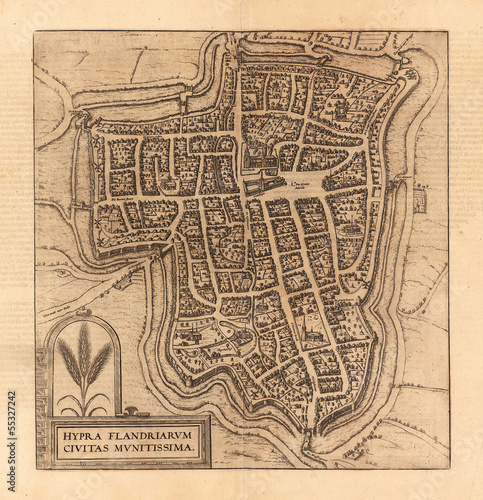 Illustration: old map old map