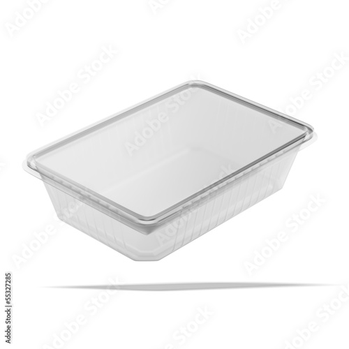 Illustration: Plastic food package Plastic food package