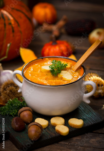 Photo: Pumpkin soup Pumpkin soup