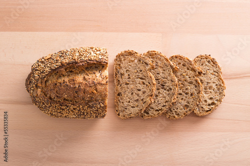 Photo: Slices of cereal bread Slices of cereal bread