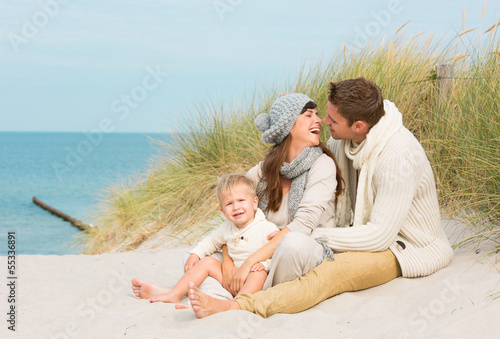 Photo: winter autumn family dune winter autumn family dune