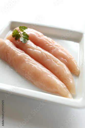 Photo: freshness chicken breast on dish freshness chicken breast on dish