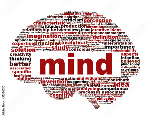 Illustration: Mind conceptual symbol design Mind conceptual symbol design