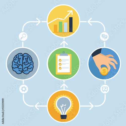 Vector: Vector business start up concept Vector business start up concept